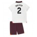 Billige Manchester City Kyle Walker #2 Børnetøj Udebanetrøje til baby 2023-24 Kortærmet (+ korte bukser)